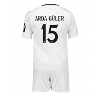 Real Madrid Arda Guler #15 Koszulka Podstawowa dzieci 2024-25 Krótki Rękaw (+ krótkie spodenki)